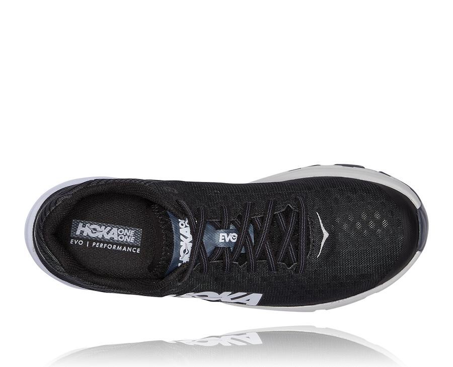 Tenis Hoka One One Hombre Negros/Blancos - Evo Carbon Rocket - BHFS25970